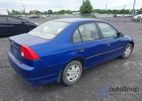 2005 Honda Civic Vp из США, поврежденный, VIN 1HGES16435L020640